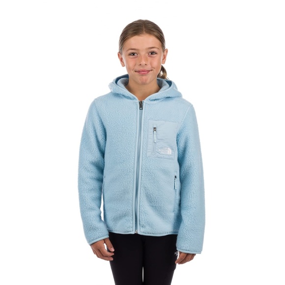 The North Face Girl’s Hagues Fleece Jacket Beta Blue XS (6) - Picture 1 of 5